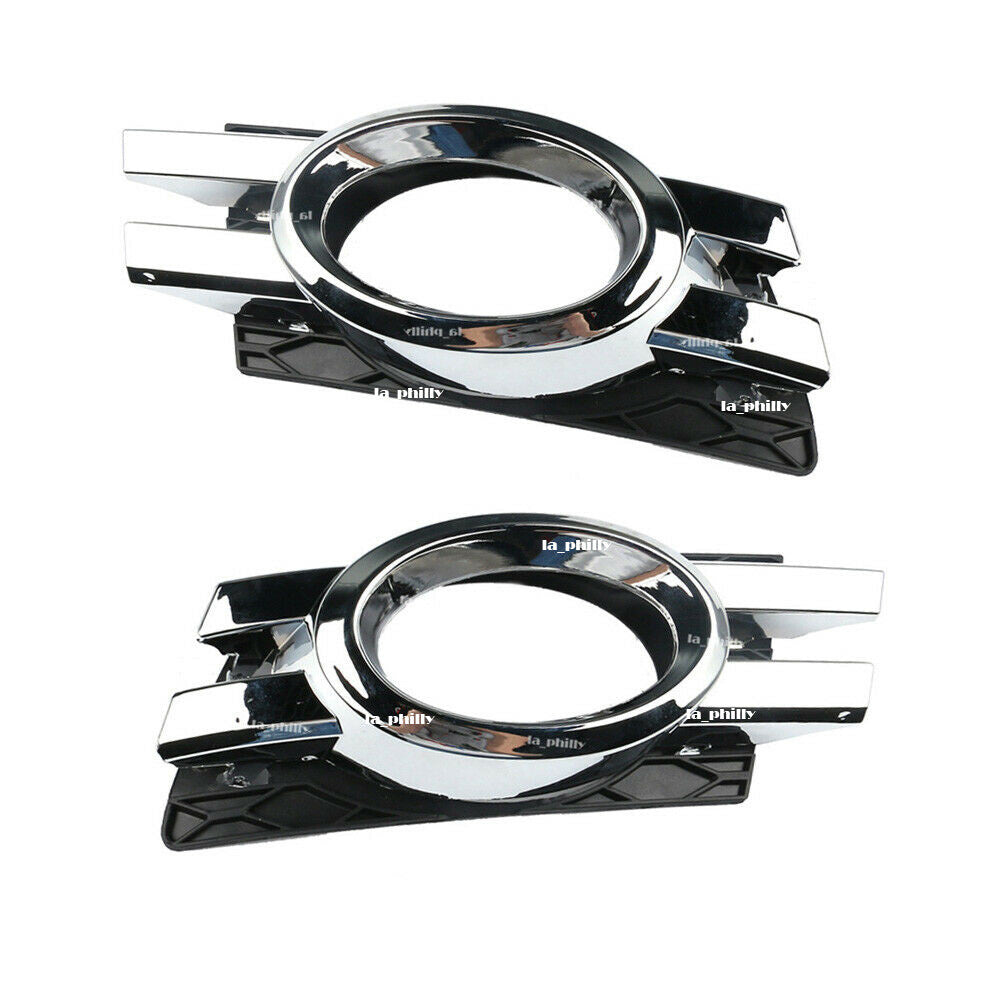 Pair Chorme Front Bumper Fog Light Grille for Mercedes X164 GL320 GL450 LH RH