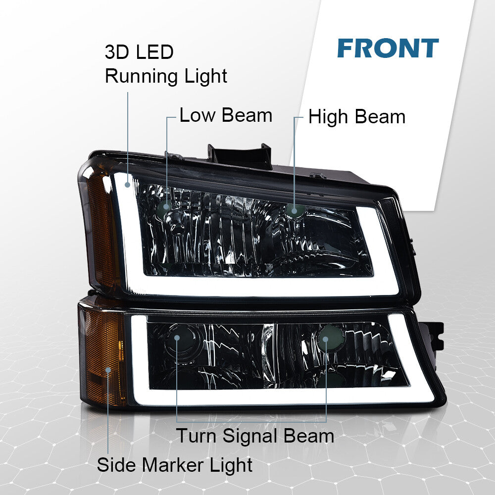 Shizheng 03-06 Silverado Magic Bubble/Gel LED DRL