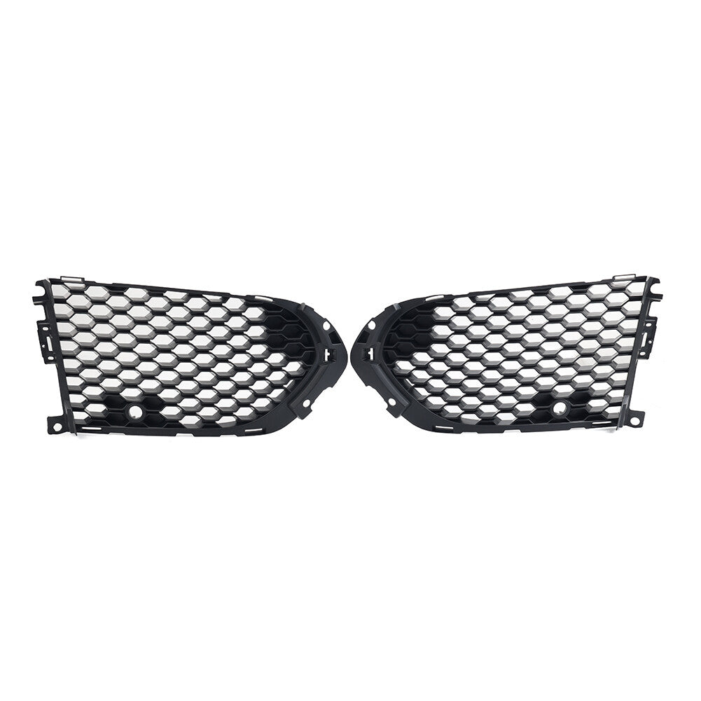 Opened Mesh Front Bumper Fog Light Lamp Grill With PDC Fit for Jaguar F-Pace 16-20