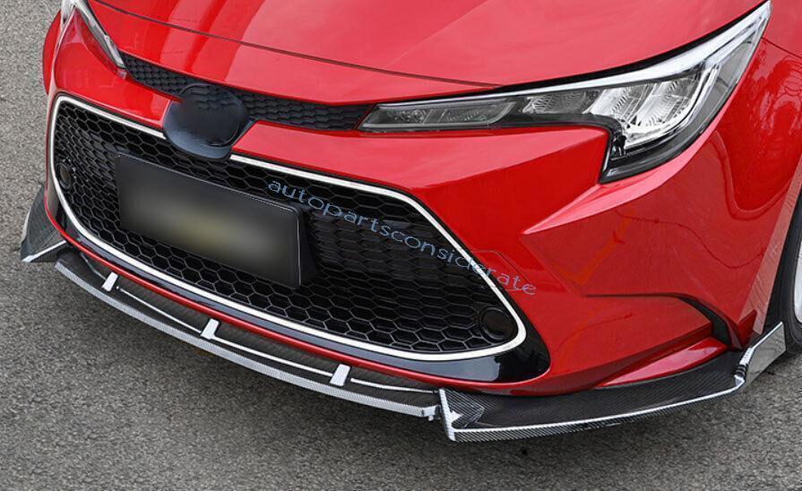 Carbon Fiber Front Bumper Lip Spoiler Bodykit Refit for Toyota for Corolla 20-2024