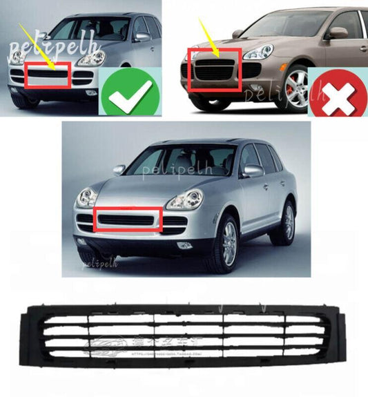Front bumper radiator grille cover for Porsche for Cayenne base/S 2003-2006