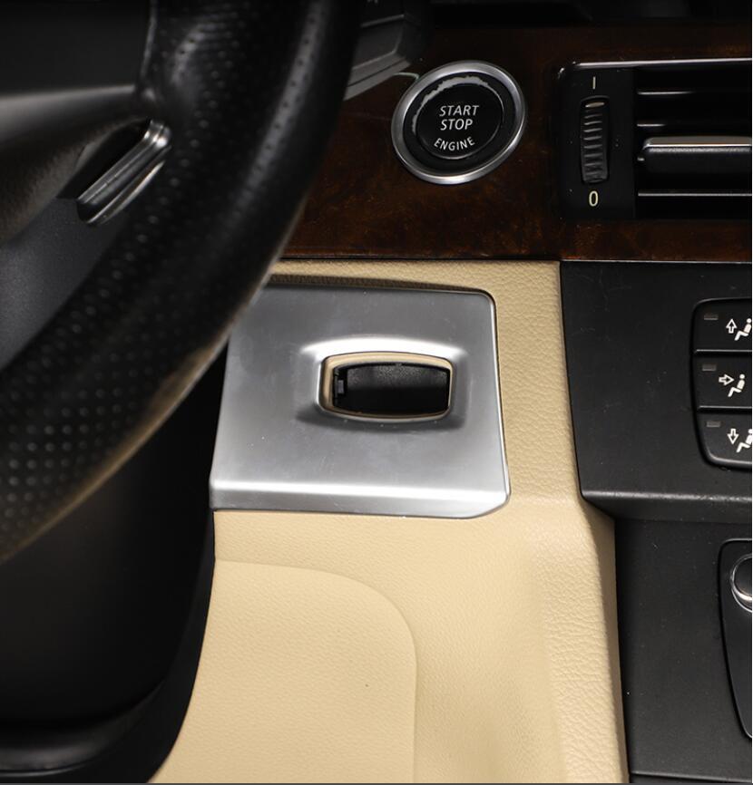 Silver ABS Key Hole Ignition Switch Cover for BMW 3 Series E90 E92 E93 2005-2012
