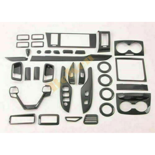 35p for Toyota for Sienna 2015-2020 Carbon Fiber Accessories Interior Kit Cover Trim