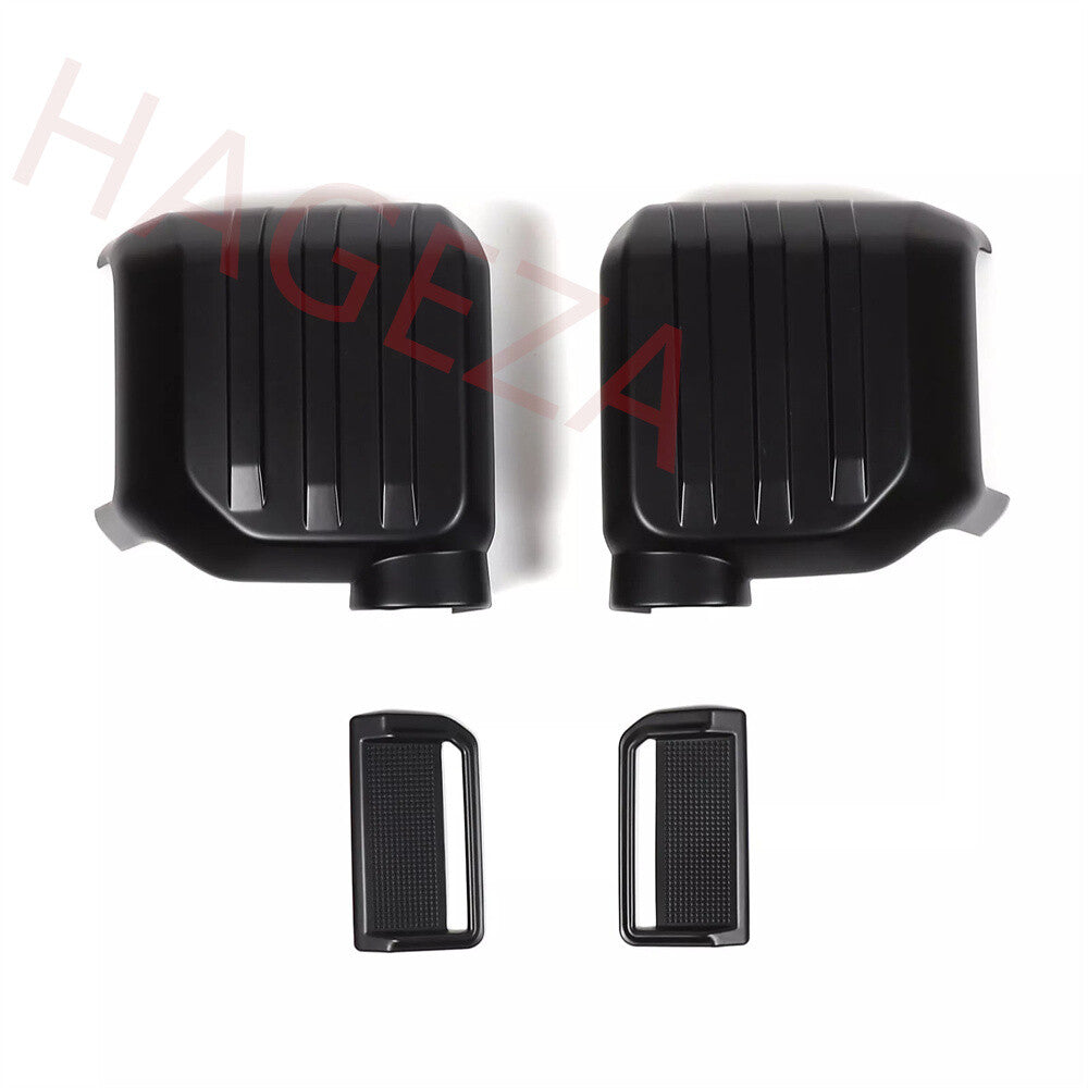 Matte Black ABS Side Rearview Mirror Cover For Toyot@ for Land Cruiser LC250 2024-25