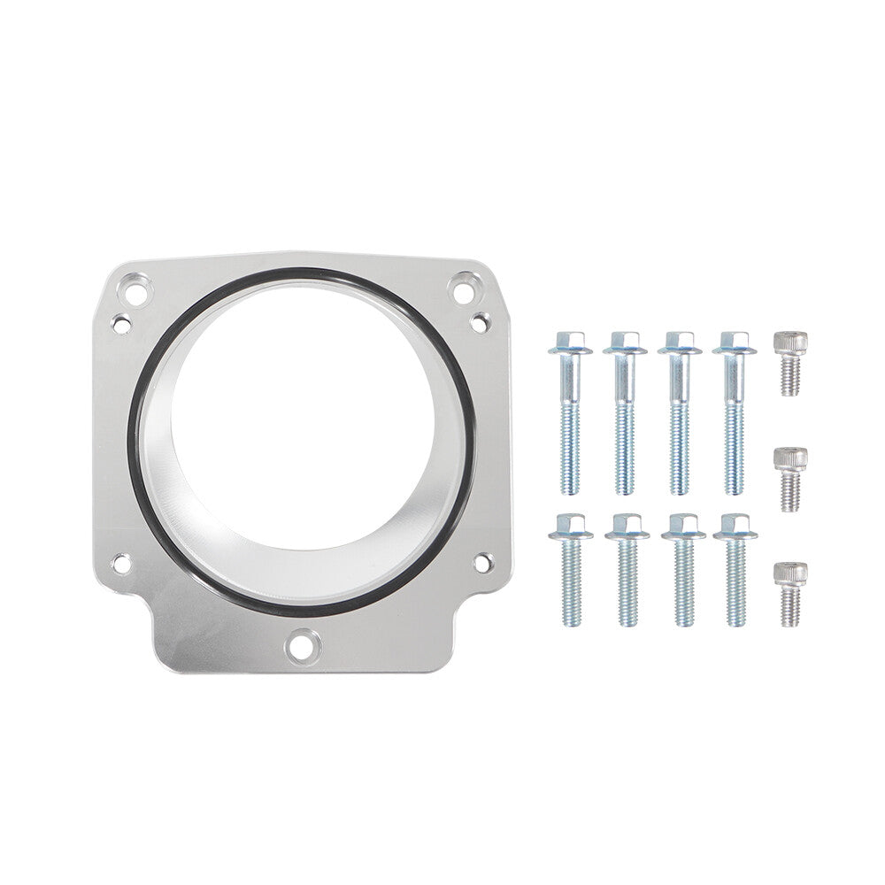 Throttle body adapter for LS1 3-bolt intake manifold to LS3 4-bolt throttle body