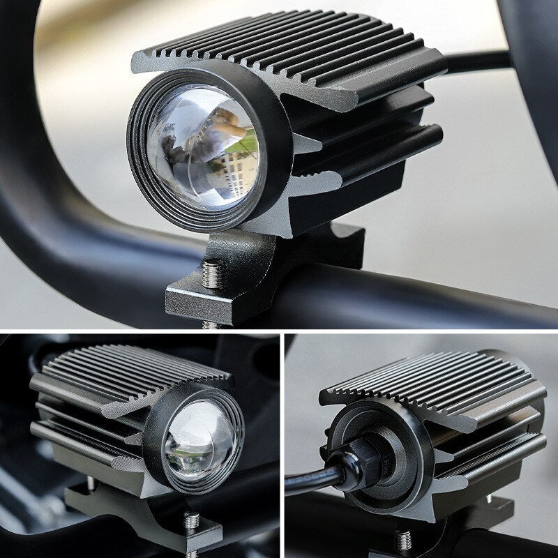 15W LED Headlight Auxiliary Foglight Spotlight ATV Fog Spot Light External Lamps