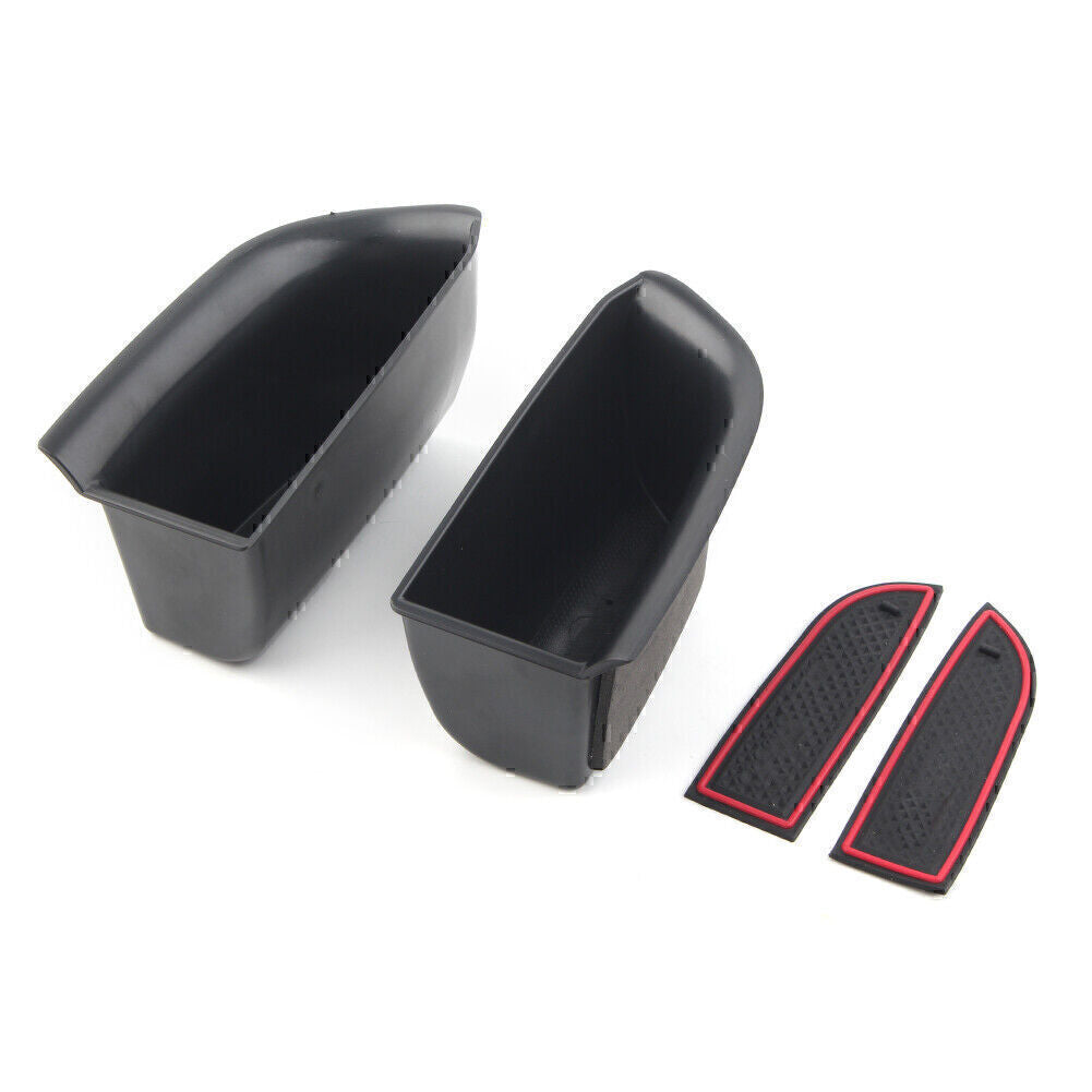 Front Door Handle Armrest Storage Box Tray Bin Fit for Toyota Highlander 15-19 LHD