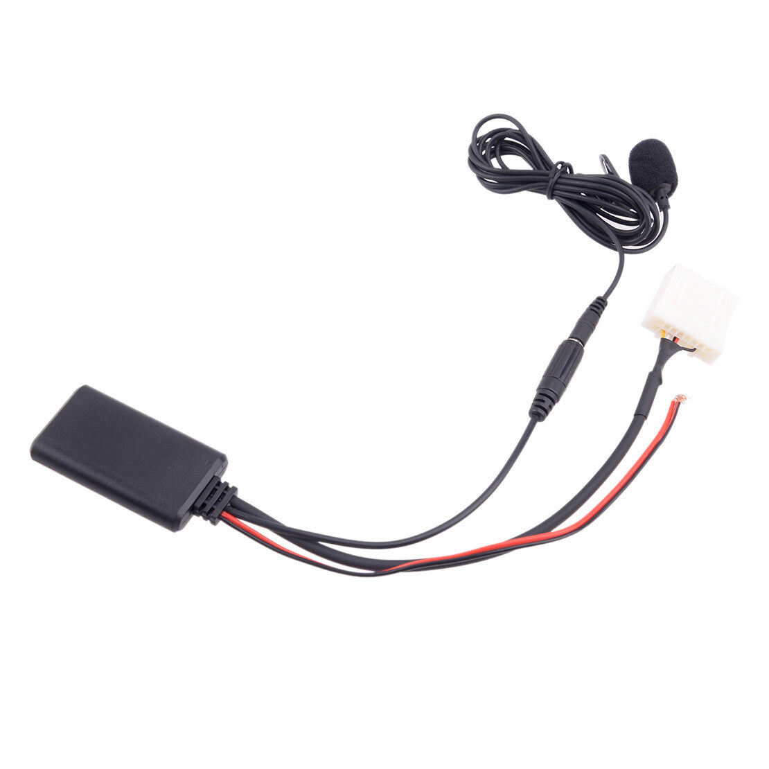 Car Stereo Radio AUX Audio Cable Adapter Bluetooth Mic Fit for Mazda 2 3 5 6 RX8