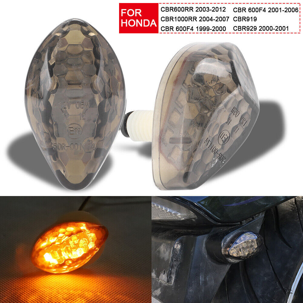 Motorcycle LED Turn Signal Blinker Lights for Honda CBR600RR CBR600F4i CBR1000RR