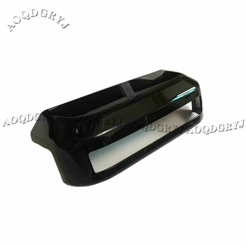 Piano Black Tailgate License Moulding Trim Cover for TOYOTA PRADO 150 2014-2017