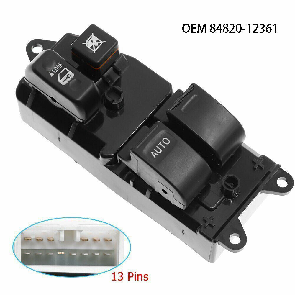 For 99-01 for Toyota for Corolla E11 84820-12361 Power Window Master Control Switch NEW