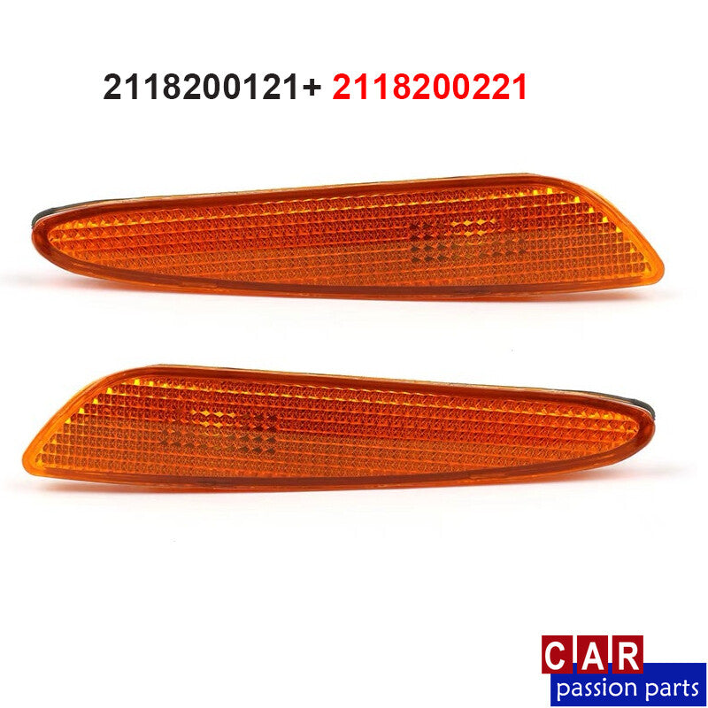 Front bumper side marker lights are applicable to 2003-2006 for Mercedes W211 E-Class.