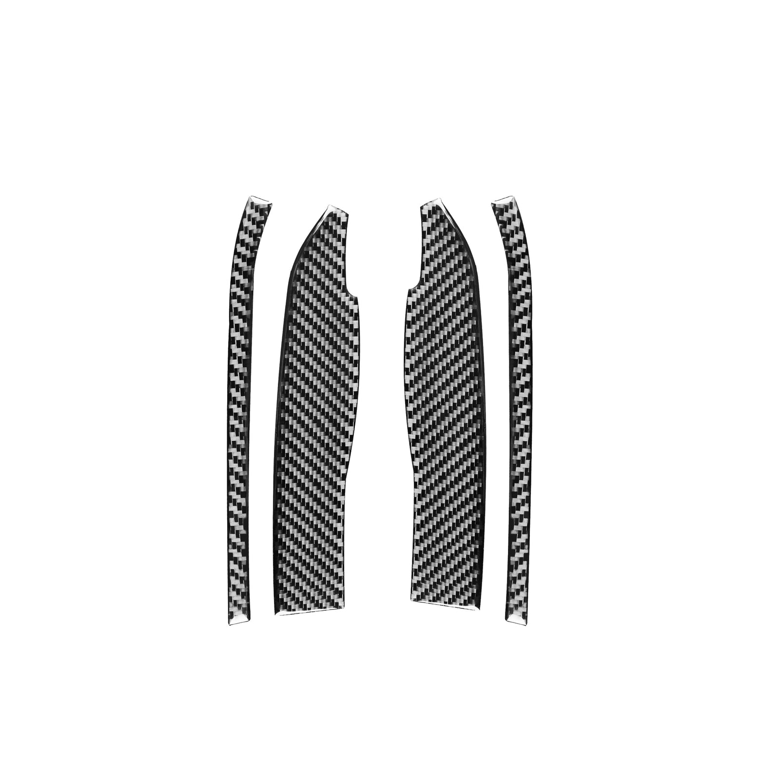 4Pcs Carbon Fiber Central Console Side Trim for Toyota 86 for Subaru BRZ 2016-2020