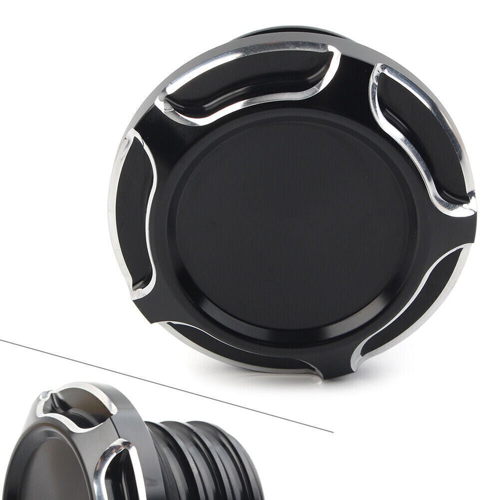CNC Cut Gas Cap Fuel Tank Right-hand Thread Fits for Harley Dyna Softail