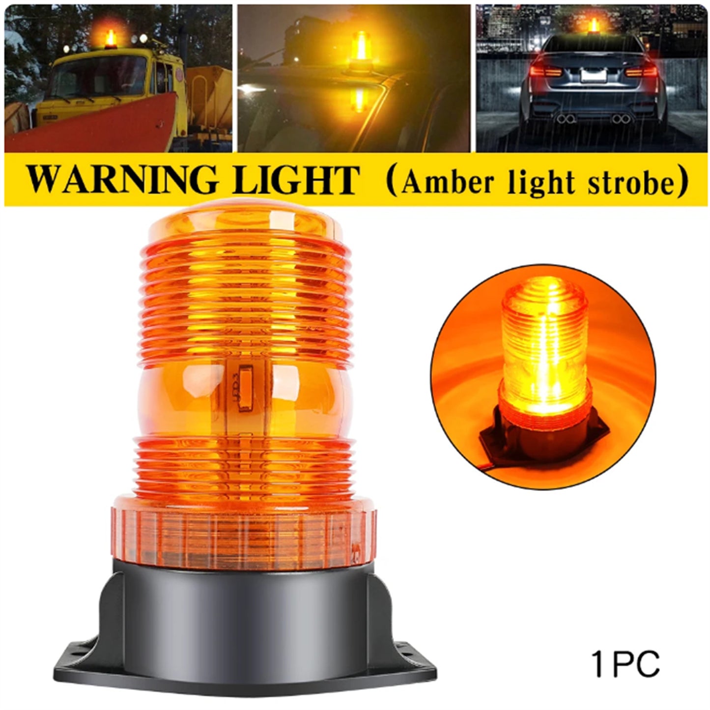 30 LED Strobe Light Car Emergency Warning Safety Lights Forklift Truck Tractor