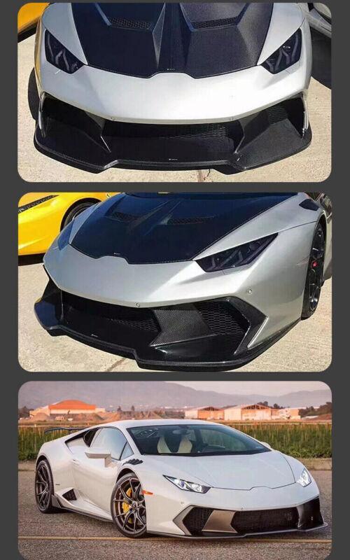 Replacement diffuser for Lamborghini LP580 LP610 carbon fiber front bumper