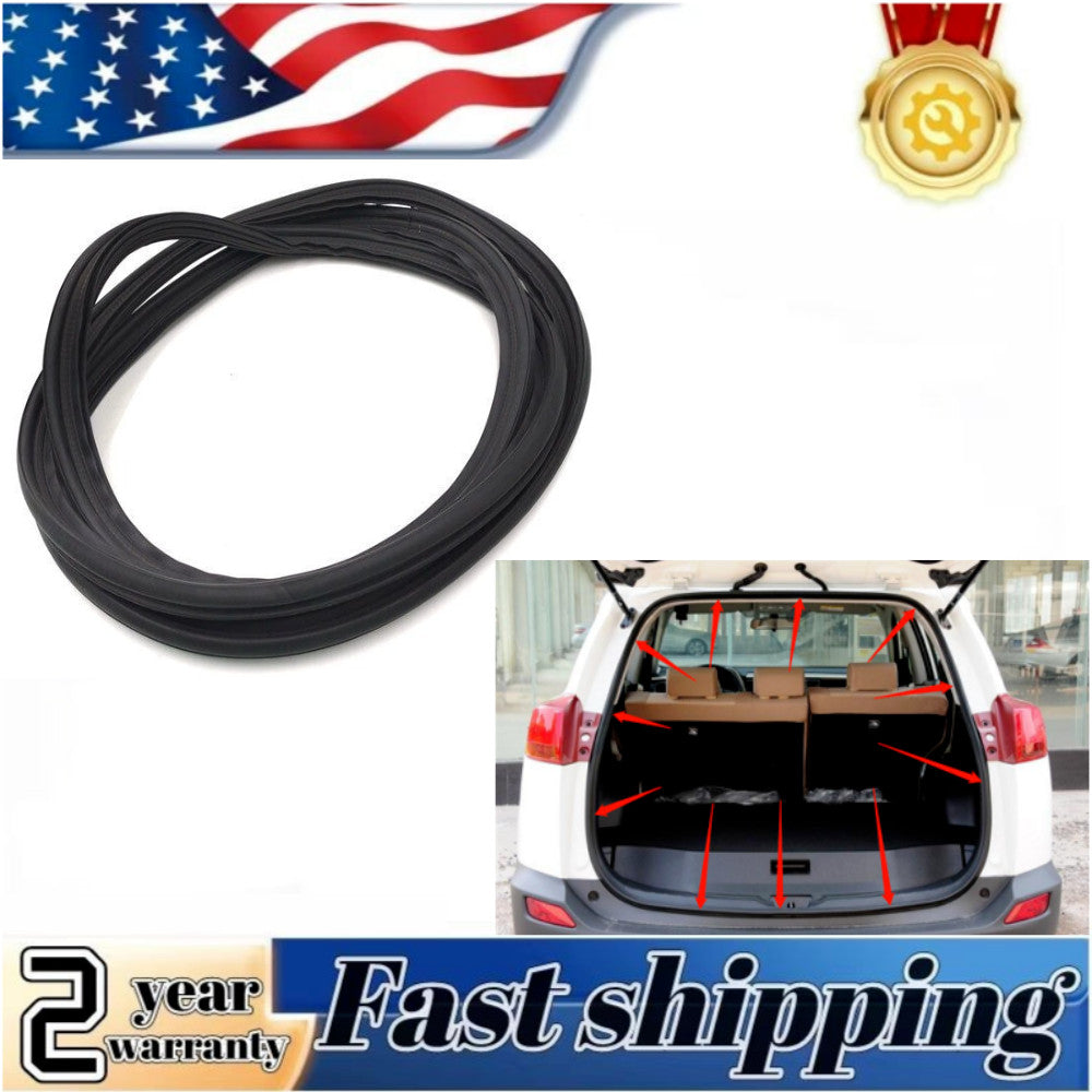 Weatherstrip rubber sealing gasket for rear trunk lid of RAV4 2009 2010 2011 2012