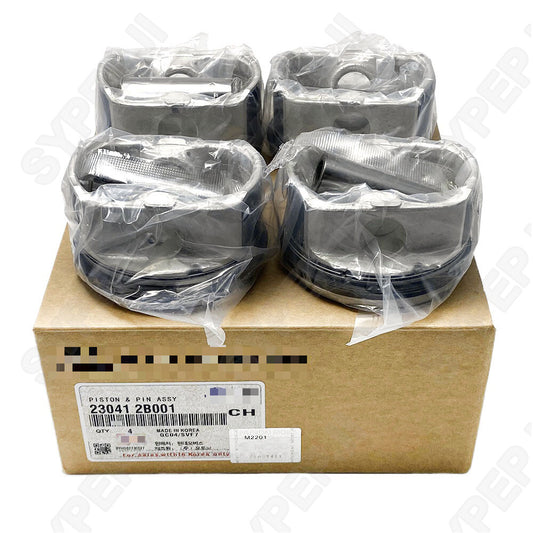 Engine piston, piston ring, and pin kit for Kia Soul 1.6L 10-11 for Hyundai Accent