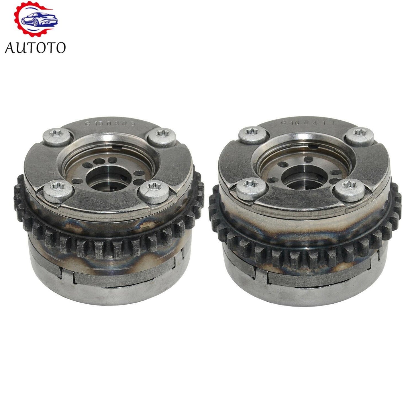 2pcs M278 Intake Camshaft Adjusters Left Right for Benz 2780501647 2780501547