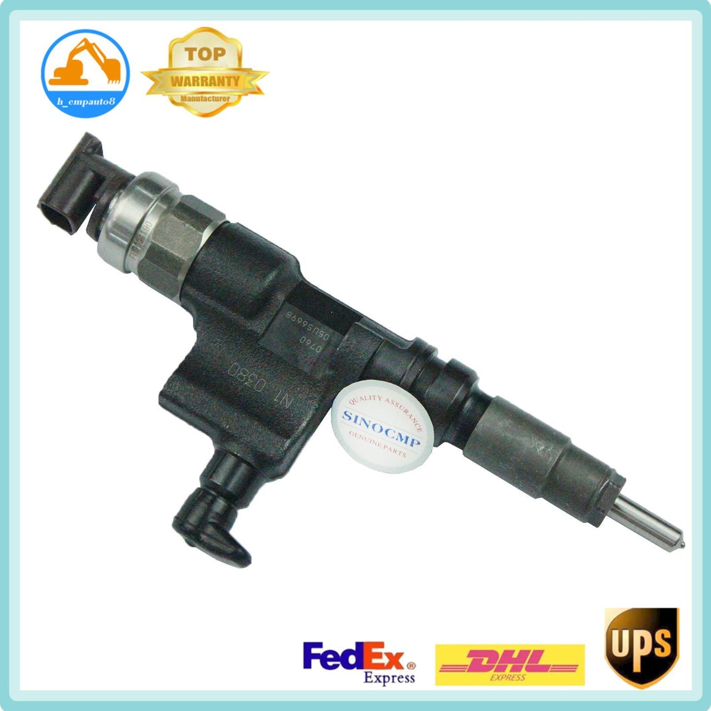 6SD1 Fuel Injector 1-15300415-1 095000-0760 for Hitachi for ISUZU NEW