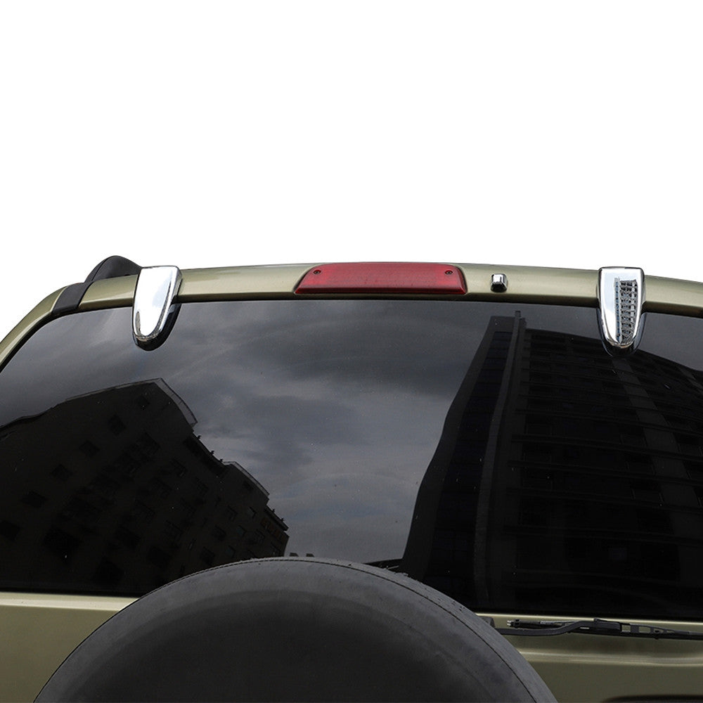 Chrome ABS Tailgate Rear Window Glass Hinge Cover Trim for Jeep Liberty 1999-06