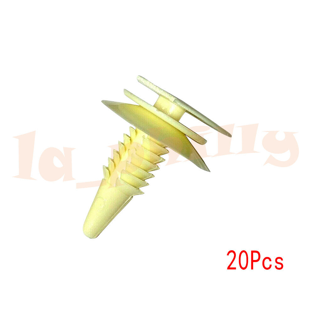 Set of 20 Door Trim Panel Retainer Nylon Clip Fastener Fits 1978-On - 3065575
