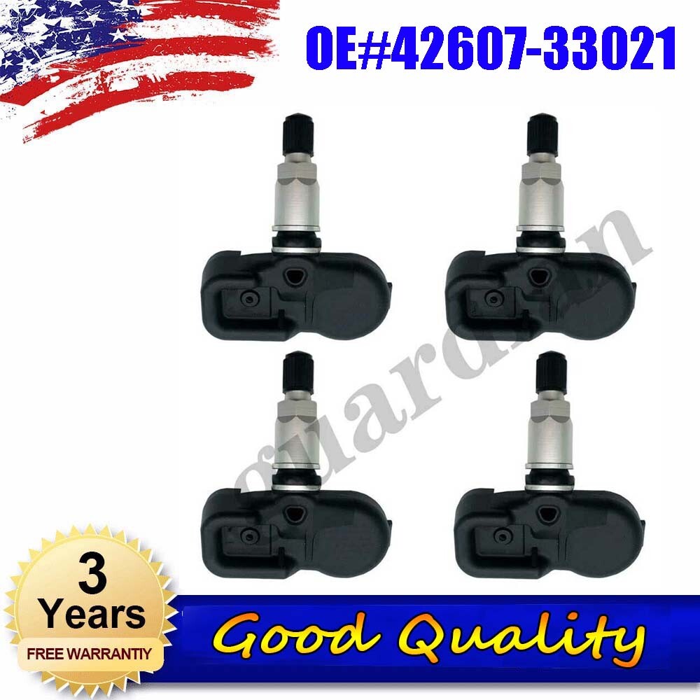 4x Tire Pressure Sensors PMV-107J TPMS Kit for Scion for Toyota for Lexus 42607-33021