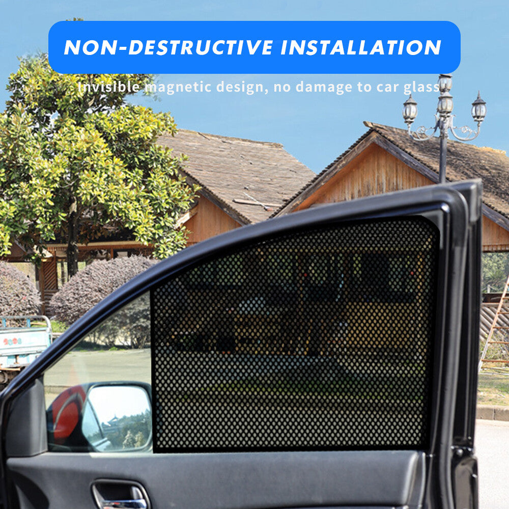 2x for Ford Rear Side Window Sun Shade Static Cling Mesh Shield Screen 4030cm
