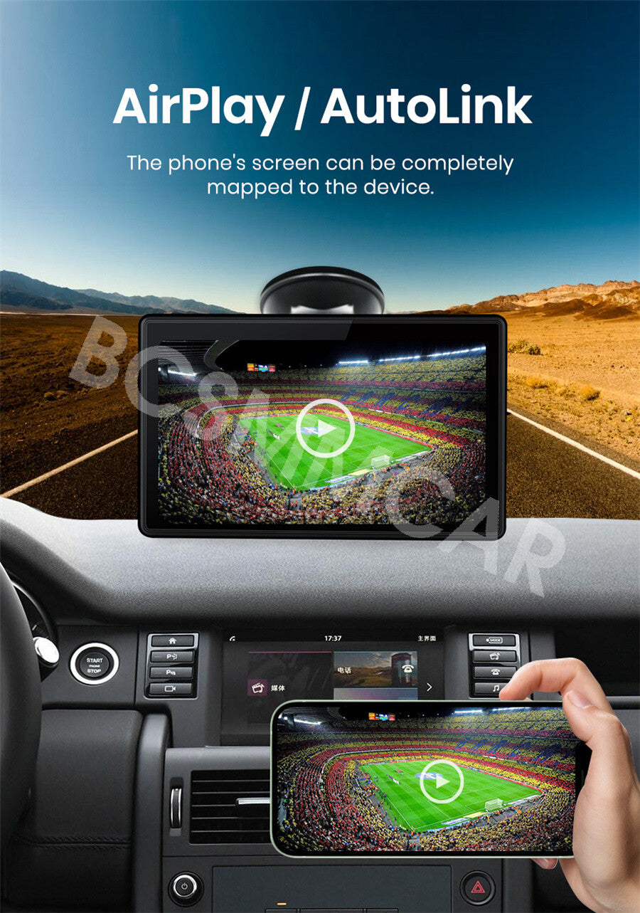 Car Radio Bluetooth Front Navigation 7In Multimedia Video Touch Screen Portable