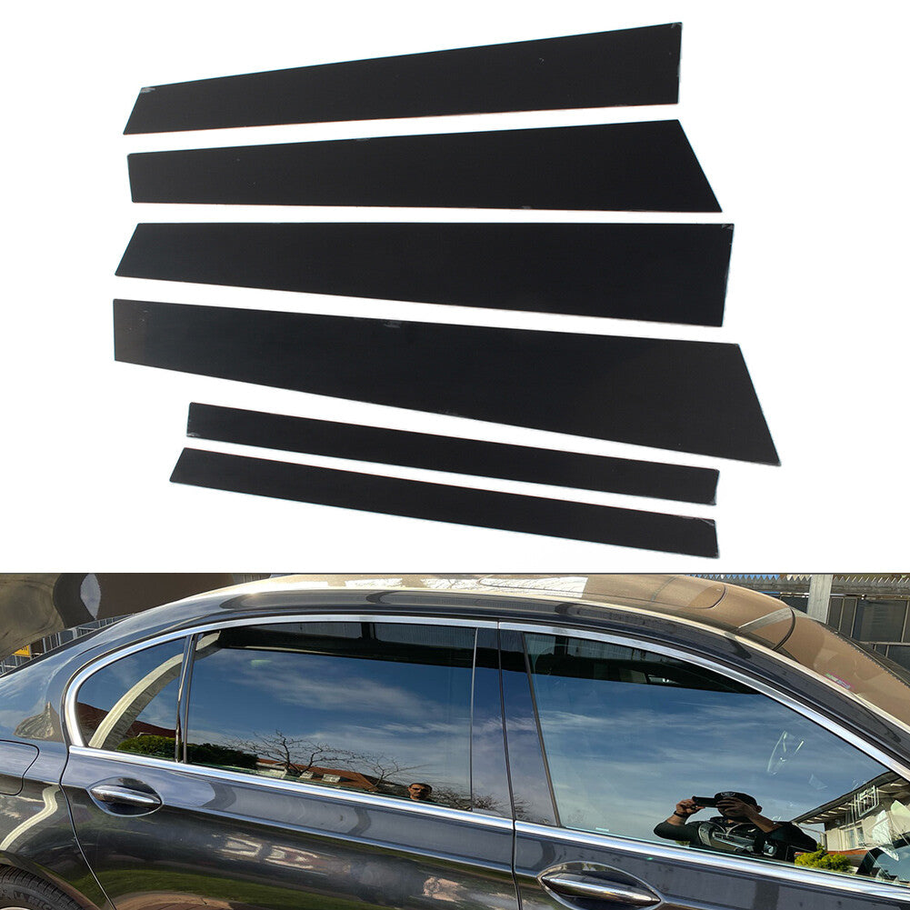 for BMW 7 Series F01 F02 2009-2015 6Pcs Car Window Pillar Posts Door Trims Cover