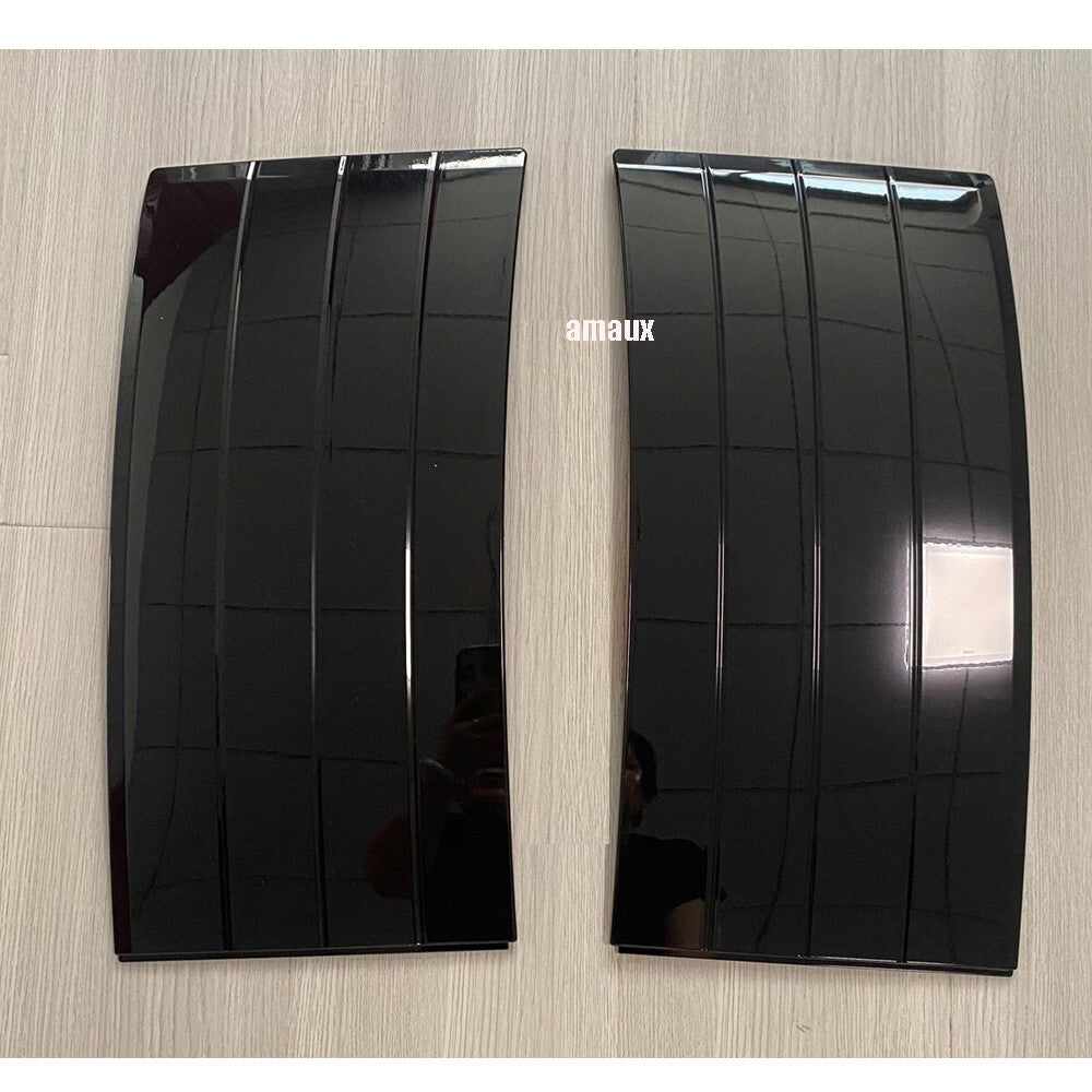 Door Side Body Molding Trim Strip Kits+Mirror Caps for Range Rover 2013-22 Black
