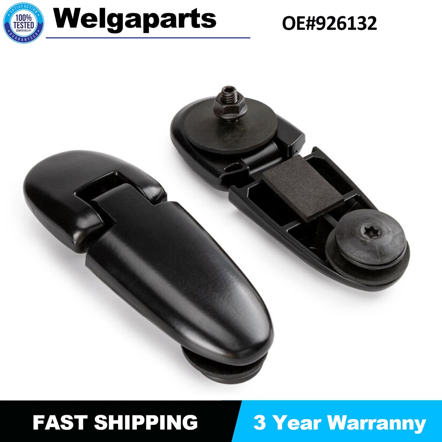 2X 926-132 Rear Window Hinge Liftgate Glass Hinge for Ford Explorer 1998-2002