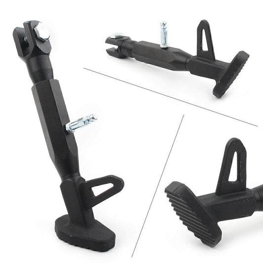Universal Black Adjustable Kickstand Foot Side Stand Kick Stand FOR Motorcycle