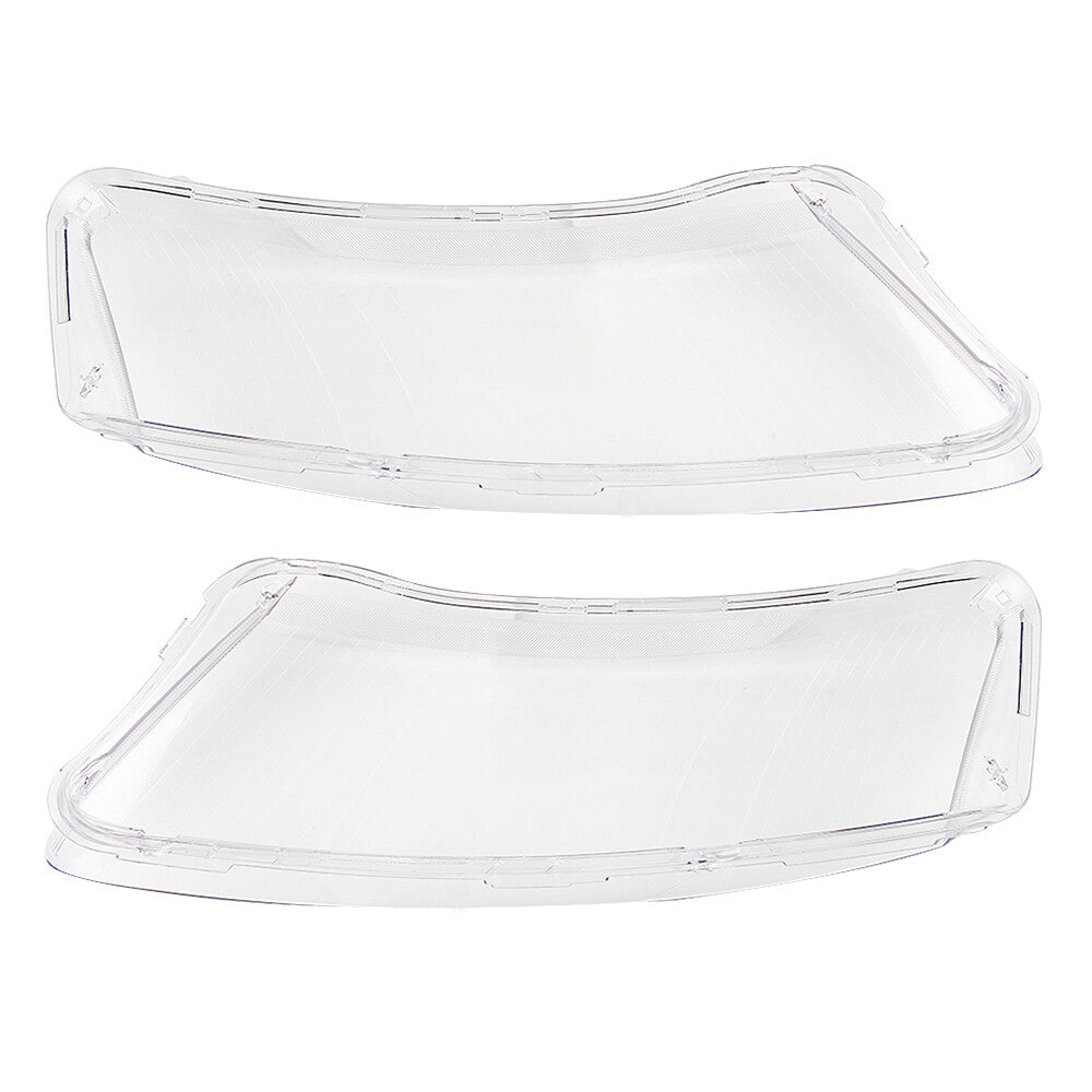 pair of transparent headlight lens covers for 2006-2011 for Audi A6 C6 (Right + Left -)