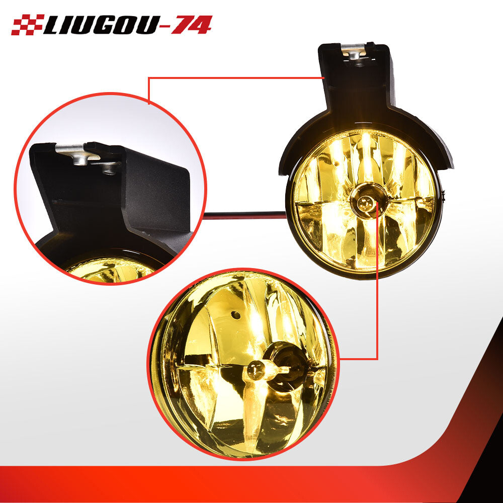 Suitable for 97-00 for Dodge Dakota and 98-00 for Dodge Durango LH+RH fog light assemblies.