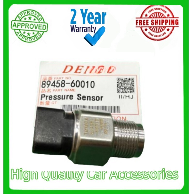 Fuel rail pressure sensor suitable for Toyota for Hino Hiace Hilux Prado 3.0 D4D 89458-60010