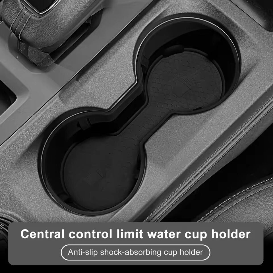 for Ford Ranger 2024 2025 Cup Holder Storage Box Central Armrest Cup Tray