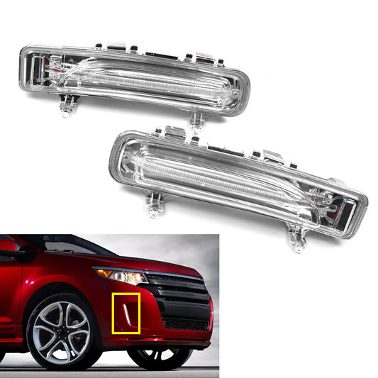 DRL Fog Lamp LED Daytime Running Lights for Ford Edge SUV 2011 2012 2013 2014