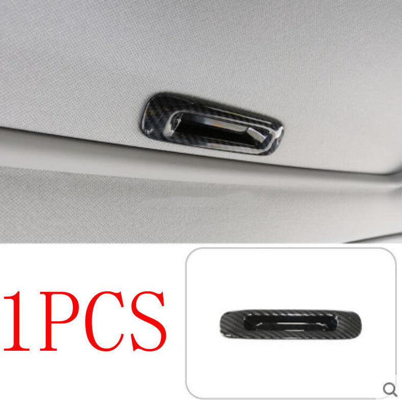 for Kia Forte 2019-2021 Carbon Fiber Skylight Sunroof Handle Frame Cover Trim 1x