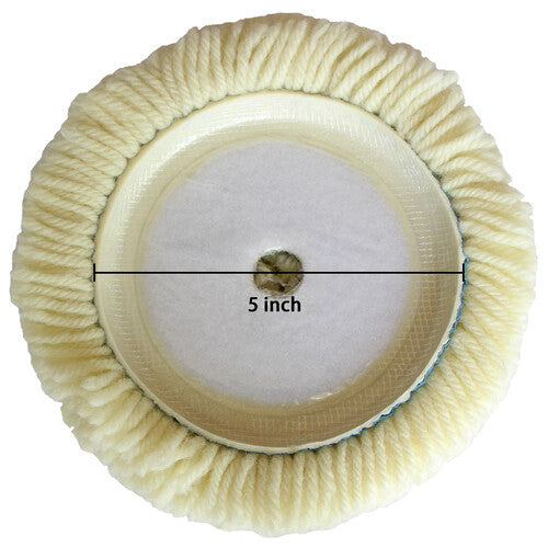 Packaged 5-inch wool polishing pad - Detail polishing pad polisher buffer