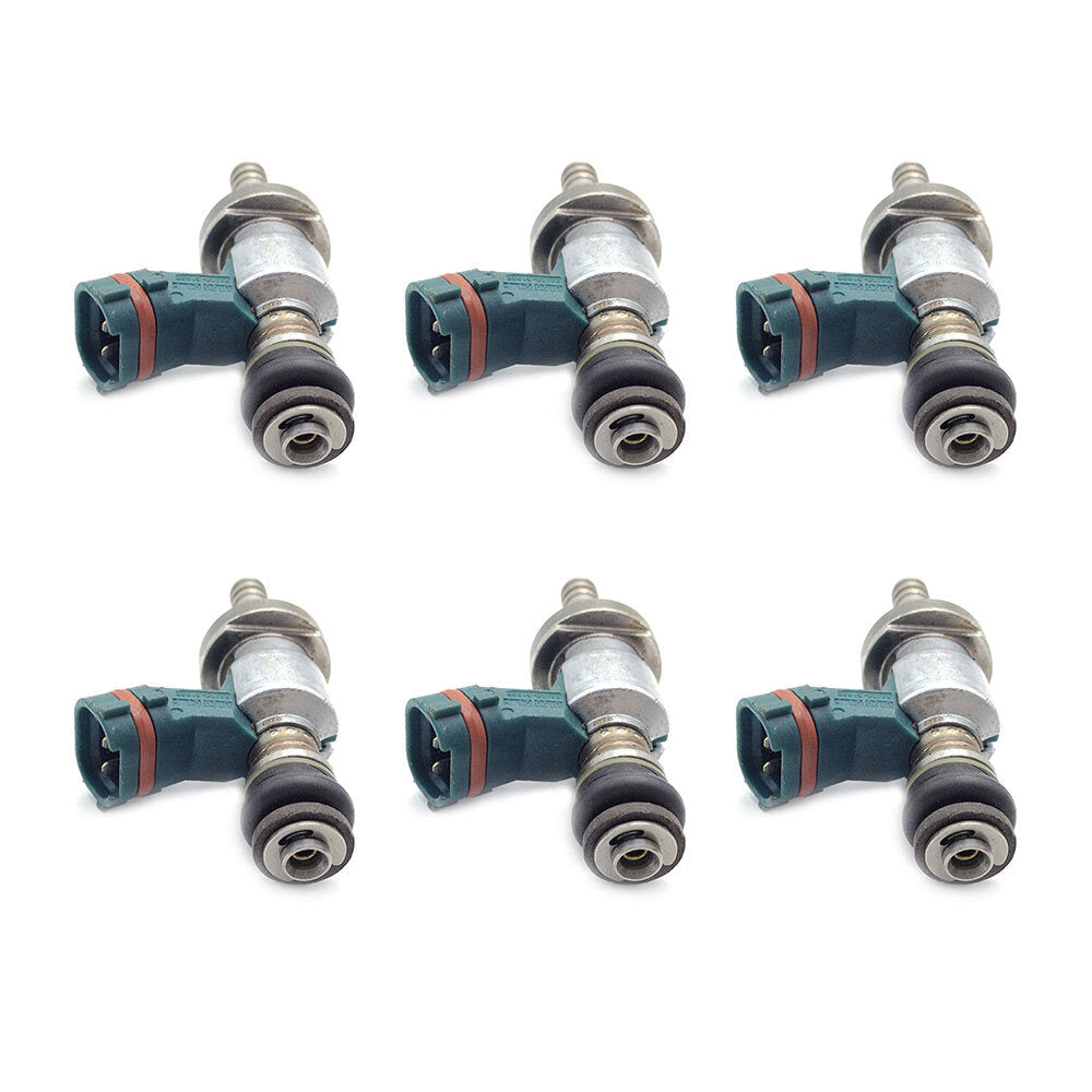 6PCS 23250-31020 Fuel Injector for Lexus GS300 2006 3.0L V6 with Brown Connector