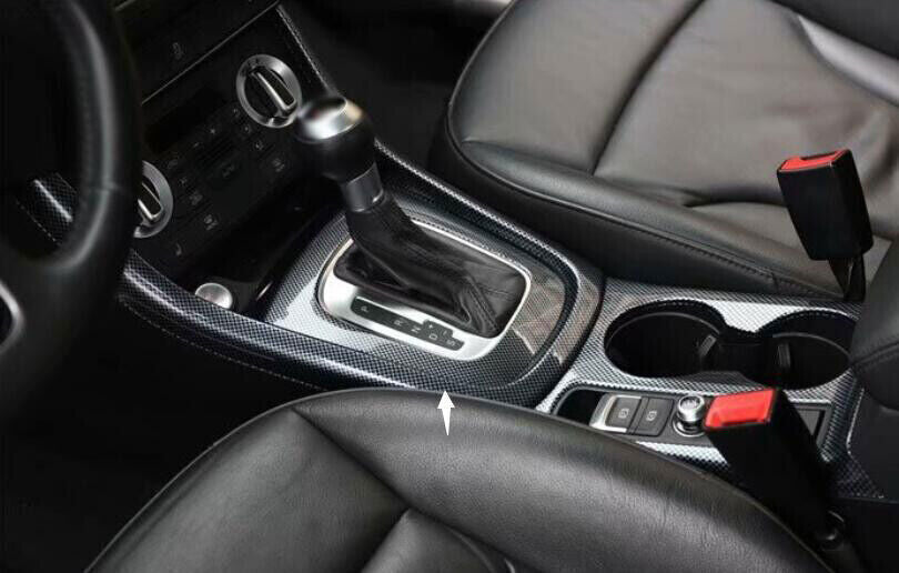 Fit for Audi Q3 2015-18 Carbon Fiber Inner Central Console Gear Shift Frame Trim