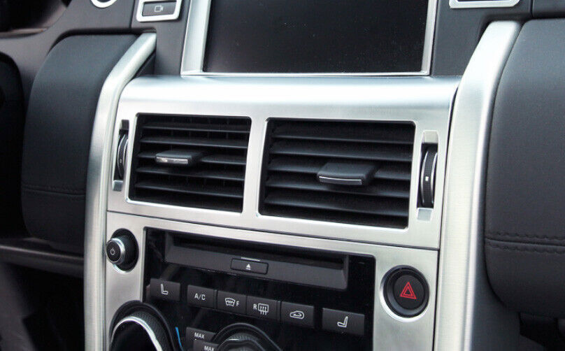 1X Matte Silver Central Console Air Outlet Vent Trim For Discovery Sport 2015-19
