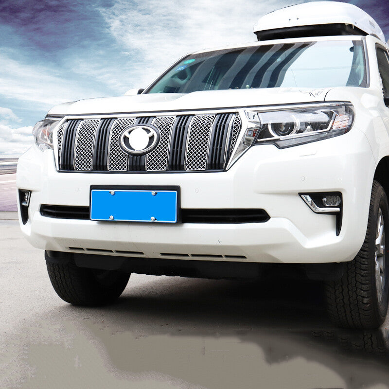 Front Mesh Grille Grill Grid Inserts Insect Net for Toyota Prado Fj150 2018-2021