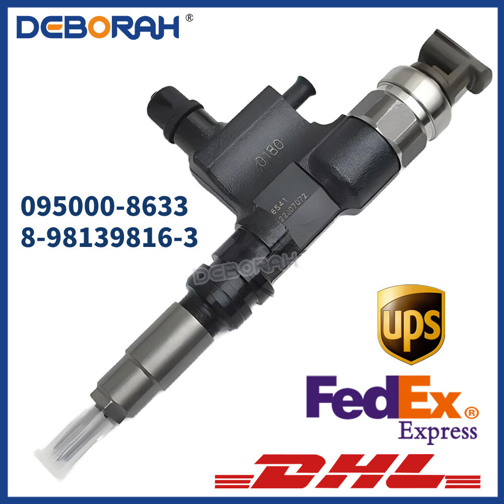 Fuel Injector Assembly 095000-8633 Diesel Fuel Injector 8-98139816-3 for ISUZU