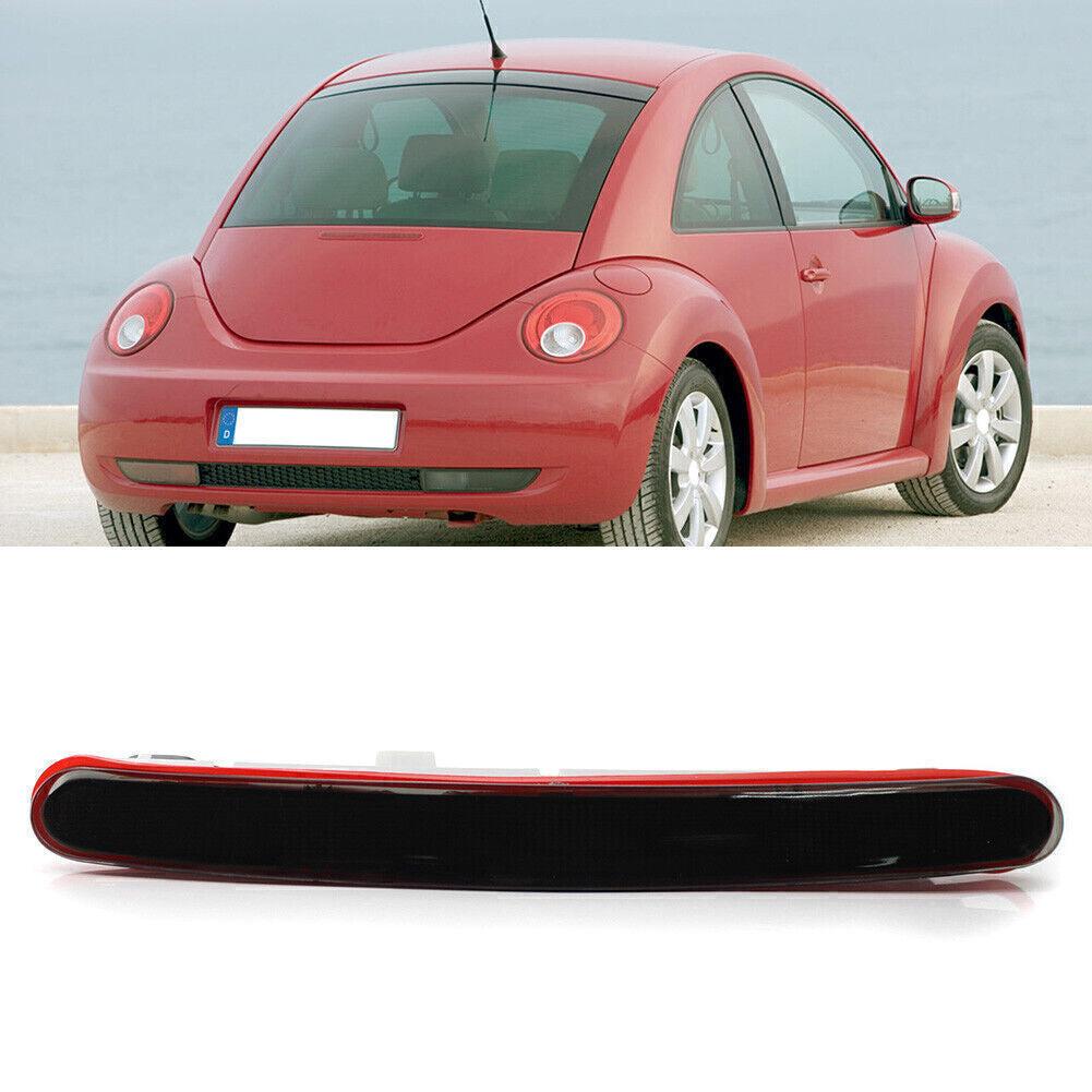 High Mounted 3rd Third Brake Light Lamp for Volkswagen Beetle 1998-2010 Black