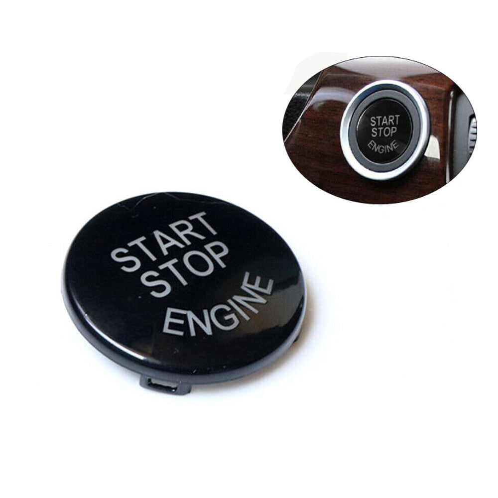 Black engine switch button trim for BMW 3/5 Series E90 X1