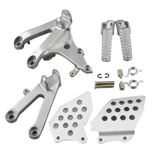 for HONDA CBR 600RR 2007-2011 Rider Front Footpegs Footrests Brackets Assembly