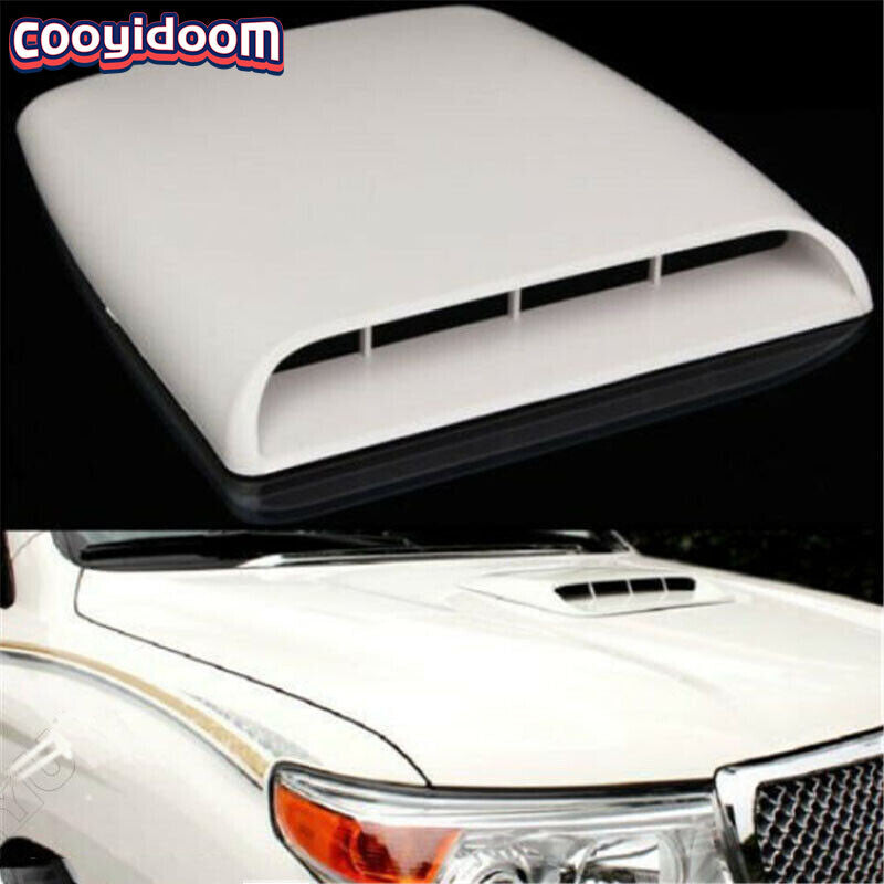 White ABS airflow intake hood, ventilator cap, decorative cover - universal