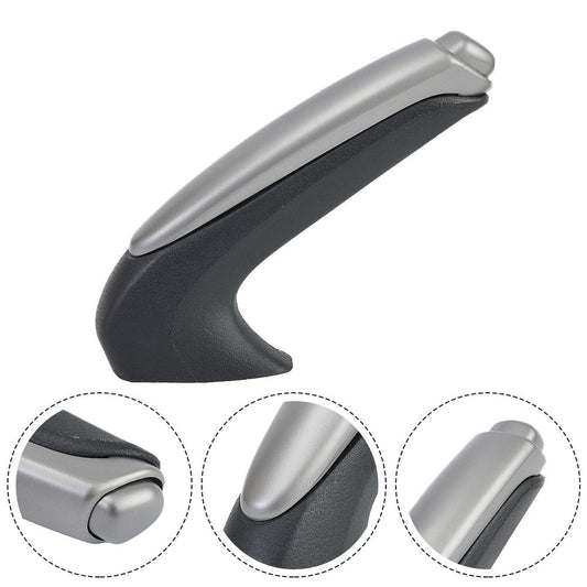 Black and gray handbrake cover, car accessory for Civic 2006-2011.